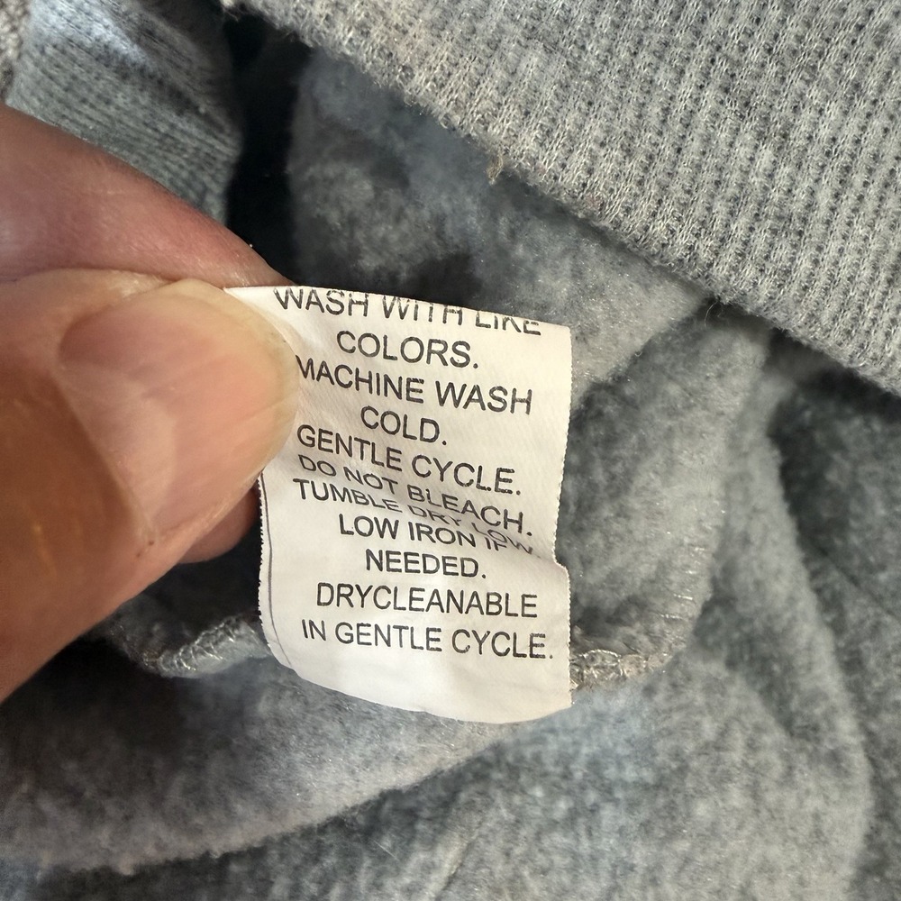 SHEIN New York Brooklyn Empire City Gray Pullover Hoodie Men's Medium M Fleece - Picture 7 of 7